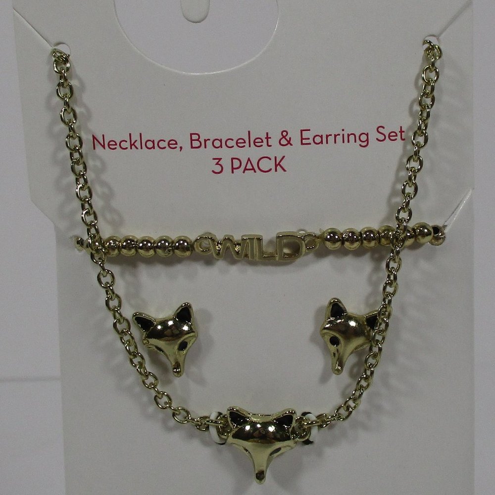 💕3 For 15💕 Wild Fox Kids Jewelry Set